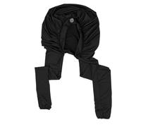 Bewinner Gorro de Pelo Largo 2 en 1 para Dormir, Forro Elástico de Pantimedias para Trenzas y Rastas, Gorro de Dormir Transpirable y Ligero para Mujer (BLACK)