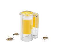 Bewinner Atrapasueños de abeja reina y jaula de abeja reina marcadora de plástico con una sola mano, herramienta de apicultura con una mano - Herramientas de apicultura