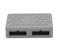 Bewinner Host de Puerto Dual USB 3.2 Gen1 de 5 Gbps, Adaptador de Montaje de Tarjeta de Expansión Tipo E de 19 Pines para Hardware de PC, Base Magnética, Chipset GL3510