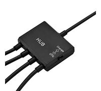 Bewinner Hub USB C 4 en 1 con 3 Puertos USB 2.0, Puerto de Carga -C y Función OTG: Compatible con, Computadora Portátil, Teléfono Inteligente y Tableta