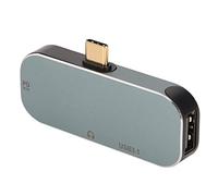 Bewinner Hub USB C 5 en 1 Intercambiable en Caliente, Carga PD de 100 W, Transferencia de Datos de 10 Gbps, Concentrador Tipo C con Conector para Auriculares de 3,5 Mm, Adaptador Multipuerto de