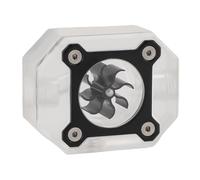 Bewinner Indicador de Flujo de Agua, Indicador de Medidor de Flujo de Enfriamiento de Agua, 8 Impulsores de Enfriamiento por Computadora de PC de Ventilador, G1/4 Roscado