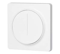 Bewinner Interruptor de Atenuación Inteligente WiFi, Panel de Atenuación Montado en la Pared con Control Remoto de Aplicación para Luces LED, Incandescente de 300 W y LED/CFL de 220 W, Fácil