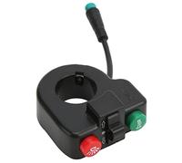 Bewinner Interruptor de Bocina para Scooter, Interruptor de Manillar 3 en 1 con Conector Impermeable de 5 Pines, Reemplazo de Botón de Señal de Giro/luz/bocina para Scooter Eléctrico M4 y M4 PRO