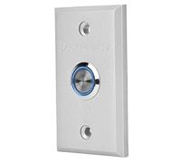 Bewinner Interruptor de Botón de Salida de Puerta con Luz Indicadora, Interruptor de Liberación de Empuje para Montaje en Superficie/empotrado, Contacto NO/NC/COM Compatible con de Control de Acceso
