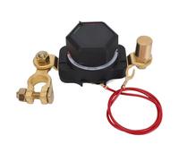 Bewinner Interruptor de Desconexión de BateríA con Pantalla LED de Voltaje, Interruptor de Corte de BateríA de Poste Superior Continuo de 250 A para Automóvil, Barco, Vehículo Recreativo, Camión,