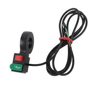 Bewinner Interruptor de Manillar de Motocicleta 2 en 1, Botón de Bocina de Avance y Retroceso Duradero que Ahorra Espacio para Motocicletas, Fácil Instalación, 1,5 M