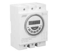 Bewinner Interruptor Temporizador Trifásico 7 Días 24 Horas Programable 18 Configuraciones de Encendido y Apagado, Interruptor de Control de Tiempo Digital para Bomba de Agua, Luces, Riego 16A