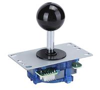 Bewinner Joystick de Lucha JX-009, Gamepad de Alta Sensibilidad sin Retardo, Joystick 3D para Consolas de Juegos, Kit de Bricolaje con Barra de Metal y Base de ABS (BLACK)