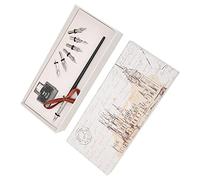 Bewinner Juego de Bolígrafos de Caligrafía con Diseño Floral Retro - Bolígrafo de Acero Inoxidable Duradero con Agarre Antideslizante, Puntas de Escritura Suaves y Caja de Regalo - Ideal para (SP124