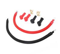 Bewinner Juego de Cables de Batería 2AWG con Terminales para Inversor, Solar, Marino, Automóvil, Camión, RV - Cable de Cobre de Alta Corriente