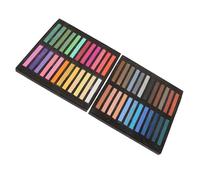 Bewinner Juego de Crayones Pastel Fluorescentes, Tiza Suave de 12 Colores para Pintura en Colores Pastel, Graffiti, Bocetos y Teñido del Cabello, Herramientas de Dibujo de Artista de 5,8 Cm con Alta