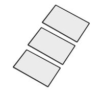 Bewinner Juego de Cubierta de Plástico de Repuesto para Lente de Pantalla Superior 2DS de Calidad, Cubierta de Marco de Pantalla LCD para Consola de 3 Piezas, Resistente y Duradera para Fanáticos de