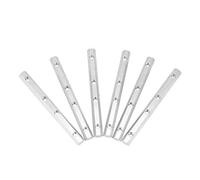 Bewinner Juego de Perfil de Aluminio con Tornillos Serie 2020/3030/4040/4545 Perfil de Aluminio Conector Recto Interior de Acero al Carbono Estándar de la UE(2020)
