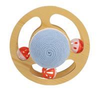 Bewinner Juguete de Pelota para Rascar Gatos, Material de Sisal para Protección de Muebles y Fortalecimiento de Garras, Diseño Elegante para Uso Doméstico en Interiores (Diámetro pequeño: 28 mm/1,1