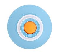 Bewinner Juguete para Lamer Perros y Gatos, Cuenco Giratorio para Lamer Bolas con Ventosa, Alimentador Interactivo para Golosinas, Promueve la Salud de los Dientes, Fácil de Limpiar, Blanco (Yellow)