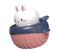 Bewinner Juguete Rociador de Agua de Ballena para Niños, Juguete Educativo para Bañera, Ducha para la Hora del Baño del bebé, Material ABS, Tamaño 12 * 12,5 * 0,5 Cm (Conejo de lluvia)