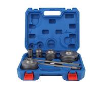 Bewinner Kit de Brocas para Sierra Perforadora de Hormigón, 9 Piezas, 30 Mm, 40 Mm, 65, 80, 100, Juego de Brocas para Abridor de Agujeros con Vástagos para SDS Plus SDS Max, Broca para