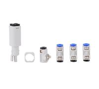 Bewinner Kit de Concentrador de Filamentos para Impresora 3D Lab A1 Mini/A1, 3 Juntas de Tubería de PTFE, Juego de Conectores de Tubo de PTFE de 6.6 Pies, Entrega de Material Mejorada AMS Lite