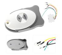 Bewinner Kit de Control Remoto Inalámbrico de Molinete de Ancla Marina de 12V con Interruptor Flotante Impermeable y Receptor para Controlador de Ajuste de Vela de Barco