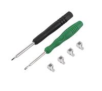 Bewinner Kit de Herramientas de Reparación de Bricolaje para Interruptor Juego de Destornilladores Cerradura de Hebilla Metálica para Controlador de