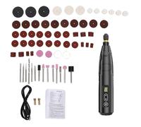 Bewinner Kit de Herramientas Rotativas Inalámbricas, Kit de Herramientas Rotativas de 6 Velocidades y Carga USB con 68 Accesorios, Juego de Amoladora Multifuncional de Pulido de Grabado (Juego de 68