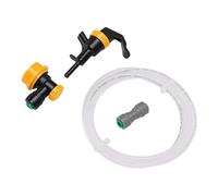 Bewinner Kit de Montaje de Línea de Cerveza con Bloqueo de Bola con Adaptador de Grifo - Manguera de Líquido de 1/4 de Pulgada para Barriles, Refrescos, Kombucha - PVC Compacto de Grado Alimenticio