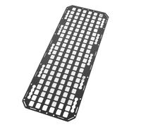 Bewinner L Track Molle Panel 883x330x2mm Panel de Almacenamiento Modular para Vehículos para Camiones, Automóviles, Vehículos Recreativos, Organizador de Aluminio para Cajas de Camiones con Correas