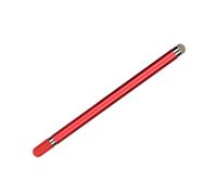 Bewinner Lápiz Capacitivo Universal de Alta Sensibilidad para Pantalla Táctil, Lápiz Capacitivo de Punta Fina para Teléfonos y Tabletas con 2 Puntas de Repuesto y Toallitas de Limpieza (Rojo)