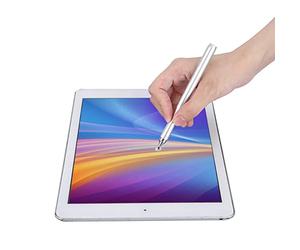 Bewinner Lápiz Óptico de Pantalla Táctil, Alta Sensibilidad Anti-Arañazos Lápiz Táctil,Active Stylus Pen Repuesto de Reemplazo,Tabletas Pen Profesional de Dibujo Gráfico para/iOS (Plata)