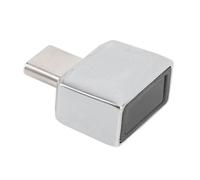 Bewinner Lector de Huellas Dactilares USB C, Escáner Biométrico, Reconocimiento Rápido de 360 Grados, Almacenamiento de Huellas Digitales de Usuarios Múltiples, Registrador de USB