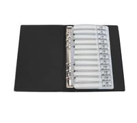 Bewinner Libro de Muestras de Condensadores de Alta Precisión con 84 Valores, 72 Condensadores para Enseñanza, Experimentos, Proyectos Electrónicos, Osciladores y Circuitos Resonantes, Fácil Acceso e