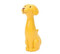 Bewinner Lindo Florero de Resina con Forma de Perro, Florero Pequeño Hecho a Mano para Decoración de Escritorio, Floral Decorativo Pulido de 5.9 Pulgadas para Estantería, Mesita de Noche, Alféizar