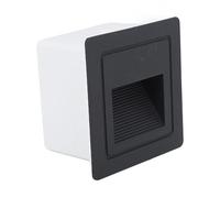 Bewinner Luz LED de 3W Escalón 3000K Resplandor Cálido para Escaleras | Carcasa de aluminio, protección contra la intemperie IP65, montaje en pared de fácil descarga nergética 260