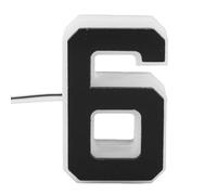 Bewinner Luz LED para Número de Casa, Señal de Dirección Iluminada Retroiluminada a Prueba de Agua para Residencial y Tienda, 12 V CC, Clasificación IP44, Fácil Instalación