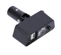 Bewinner Luz LED para Silla Eléctrica, Montaje Universal con Cabezal XLR de 3 Pines, Puerto de Carga USB, Iluminación Brillante de ángulo Ajustable para Conducción Nocturna, Controlador de Luz para