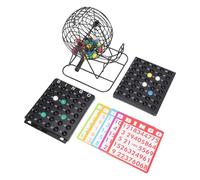 Bewinner Máquina de Jaula de Bolas de Colores con Manivela, Juguete Manual de Bolas Rodantes para Niños y Adultos, Juego de Jaula de Metal Portátil para Habilidades Cognitivas y Coordinación