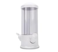 Bewinner Máquina Dispensadora de Dulces Giratoria de 360° para Bocadillos de Nueces y Chicles, Dispensador de Nueces de Triple Compartimento 3 en 1, Estación de Bocadillos de Liberación de Prensa