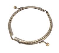 Bewinner Marco de Bloqueo de Bolso de Metal Vintage Resistente para Fabricación de Bolsos con Cierre Elegante para Bolso de Noche de Hierro de Diseñador de 4,1 Pulgadas