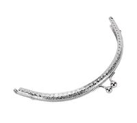 Bewinner Marco de de Bloqueo de Bolso Retro de Metal con Orificios de Costura Espaciados Uniformemente para Embragues Hechos a Mano 15 Cm