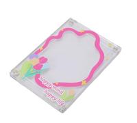 Bewinner Marco de Fotos Magnético para Película Instantánea de 3 Pulgadas, Marco de Fotos de Acrílico para Nevera con Bloque Deslizante para Actualizar Fácilmente, Capacidad para de 8,8 X 5,5 Cm para