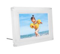 Bewinner Marco de Imagen Digital WiFi WiFi de 10.1 Pulgadas, 1280x800 HD IPS Touch Screen Frame Electronic, Incorporado Memoria de 32 GB, Retrato de Rotación (Enchufe de la UE)