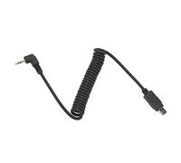 Bewinner MC DC2 Cable Disparador Remoto de Cámara N3 de 2,5 Mm para D7200 D7000 D750 D610 D600 D5300 D5200 D5100 D5000 D3300 D3200 D3100 D90 DF, Cable Enrollado Estirable (se Extiende a