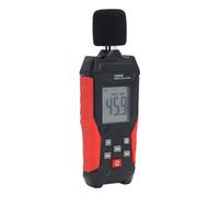 Bewinner Medidor de Nivel de Sonido de Alta Precisión 30.0-130dBA Medidor de Decibelios de Ruido Digital con Pantalla LCD a Color, ±1.5dB, Ponderación A/C/Z, Rápido/lento, Alarma de Umbral Manual