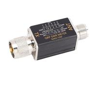 Bewinner Medidor SWR de 10W para Radios de Onda Corta, 6 Indicadores LED para Relación de Onda Estacionaria, Interfaz SO239, Diseño Portátil, Rango de Frecuencia de 1-30MHz