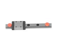 Bewinner MGN9C Riel Guía Lineal Guía Deslizante de Riel Lineal en Miniatura de 100 Mm para Equipos Miniaturizados de Impresora CNC 3D, Bloque Deslizante de Acero con Rodamientos con Alta Precisión y