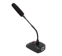 Bewinner Micrófono Condensador de Cuello de Cisne de Escritorio con Botón de Silencio y LED, Micrófono Cardioide con Cable XLR para PC, Streaming, Videoconferencia, Podcast, Juegos