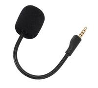 Bewinner Micrófono de Juego de Repuesto, Micrófono de Pluma de Juego Desmontable con Reducción de Ruido con Espuma para Ⅰ, Fácil Posicionamiento, Enchufe Giratorio de 360°