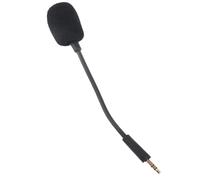 Bewinner Micrófono de Juego de Repuesto para Barracuda X, Micrófono Desmontable Chapado en Oro de 3,5 Mm con Tapa de Esponja con Cancelación de Ruido, Brazo Flexible, Auriculares Omnidireccionales