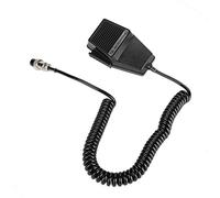 Bewinner Micrófono de Mano para Walkie-Talkie Speaker Estable CB Radio 4 Pin para Coche Cobra Talkie-Walkie CB con 360 Grados de Rotación